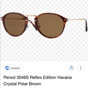 PERSOL REFLEX EDITION HAVANA CRYSTAL POLAR BROWN